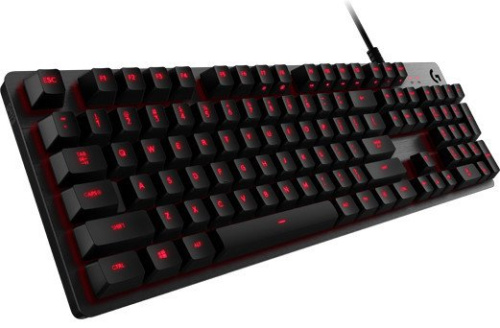 Купить Клавиатура Logitech G413 Carbon черный USB 2.0 Multimedia Gamer LED (подставка для запястий) в Липецке фото 2