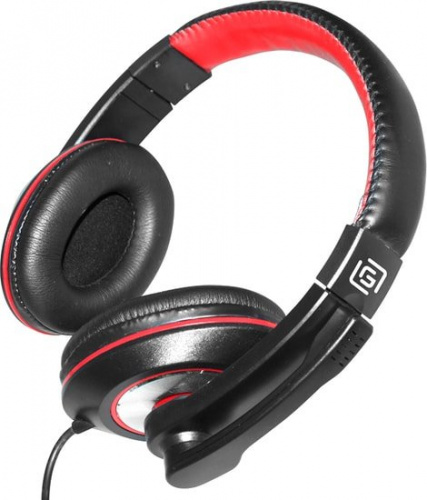 Купить Наушники с микрофоном Oklick HS-L390G DRAGON черный/красный 1.8м мониторные оголовье (JD-728S) в Липецке фото 2