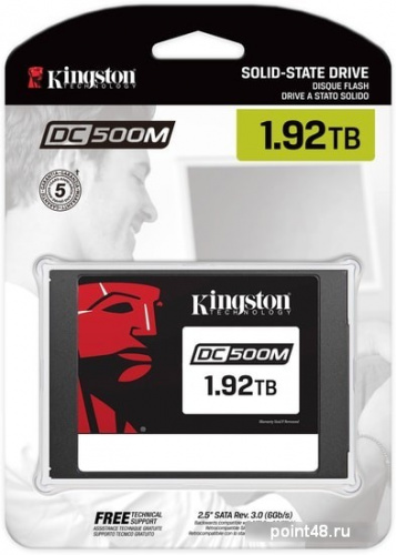 Накопитель SSD Kingston SATA III 1920Gb SEDC500M/1920G DC500M 2.5  1.3 DWPD фото 3