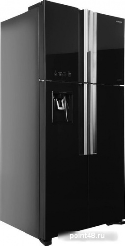 Четырёхдверный холодильник Hitachi R-W660PUC7GBK в Липецке фото 2