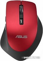 Купить Мышь Asus WT425 красный оптическая (1600dpi) беспроводная USB2.0 для ноутбука (5but) в Липецке