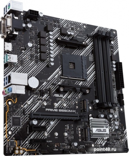 Материнская плата Asus PRIME B550M-K Soc-AM4 AMD B550 4xDDR4 mATX AC`97 8ch(7.1) GbLAN RAID+VGA+DVI+HDMI фото 2