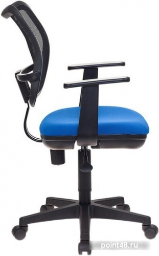 Кресло Бюрократ CH-797AXSN/26-21 спинка сетка черный сиденье синий 26-21 ткань крестовина пластиковая фото 3