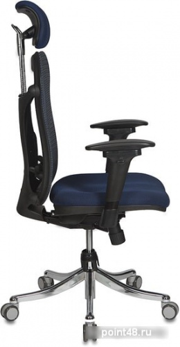 Кресло БЮРОКРАТ Ch-999ASX, на колесиках, ткань, черный фото 3