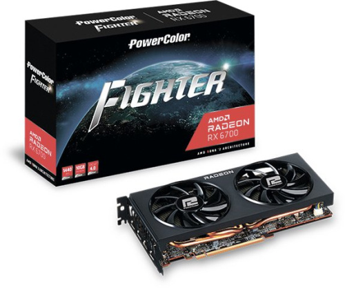 Видеокарта PowerColor Fighter Radeon RX 6700 10GB GDDR6 10GBD6-3DH/OC фото 3