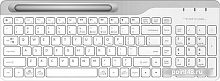 Купить Клавиатура A4Tech Fstyler FBK25 белый/серый USB беспроводная BT/Radio slim Multimedia в Липецке