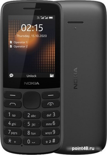Мобильный телефон  NOKIA 215 DS 4G BLACK в Липецке