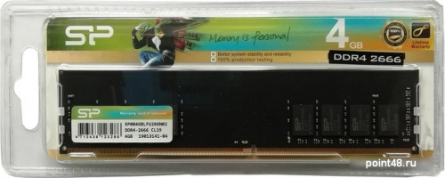Оперативная память Silicon-Power 4GB DDR4 PC4-21300 SP004GBLFU266N02 фото 3