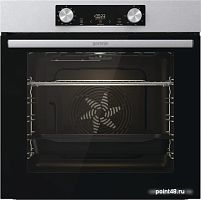 Духовой шкаф Электрический Gorenje BO6735E02XK нержавеющая сталь/черный в Липецке