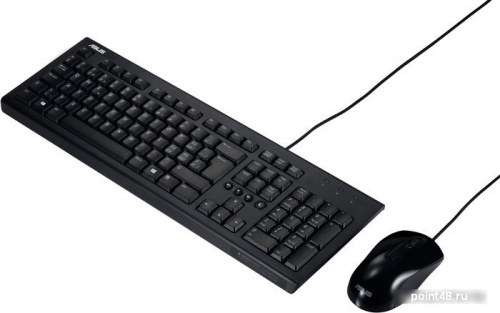 Купить Клавиатура + мышь Asus U2000 черный USB тонкая в Липецке фото 2