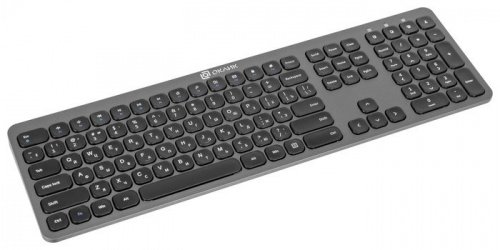 Купить Клавиатура + мышь Оклик 300M клав:серый мышь:серый/черный USB беспроводная slim в Липецке фото 3