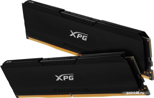 Память 32GB ADATA DDR4 3200 DIMM GAMMIX D20 Black Gaming Memory AX4U320016G16A-DCBK20 Non-ECC, CL16, 1.35V, Heat Shield, Kit (2x16GB), RTL (931726) фото 2