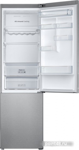 Холодильник Samsung RB37A5290SA/WT серебристый (двухкамерный) в Липецке фото 2
