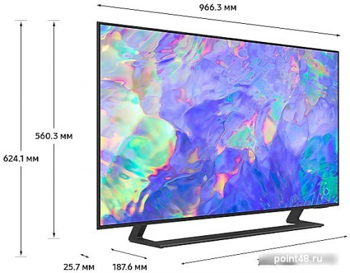 Купить Телевизор Samsung Crystal UHD 4K CU8500 UE43CU8500UXRU в Липецке фото 3