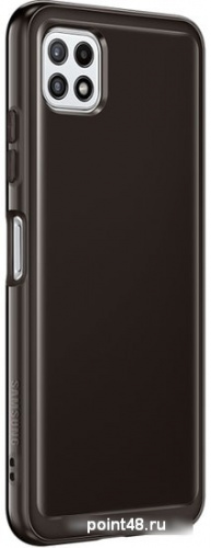 Чехол (клип-кейс) Samsung для Samsung Galaxy A22 Soft Clear Cover черный (EF-QA225TBEGRU) в Липецке фото 3
