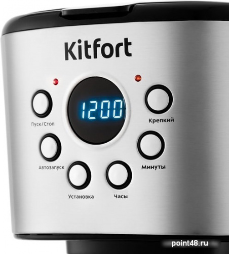 Купить Кофеварка капельная Kitfort KT-728 900Вт черный/серебристый в Липецке фото 3