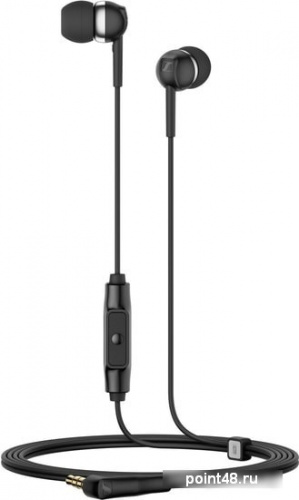 Купить Гарнитура вкладыши Sennheiser CX 80S 1.2м черный проводные в ушной раковине (508896) в Липецке фото 2