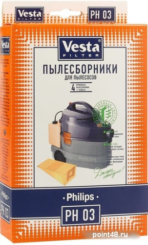 Купить Комплект одноразовых мешков Vesta Filter PH 03 в Липецке