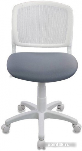 Кресло детское Бюрократ CH-W296NX/15-48 спинка сетка белый TW-15 сиденье серый 15-48 фото 2