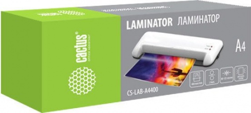 Купить Ламинатор Cactus CS-LAB-A4400 A4 (80-125мкм) 40см/мин (2вал.) лам.фото в Липецке фото 2