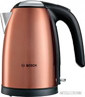 Купить Чайник электрический Bosch TWK7809, 1,7л, 2200Вт, нержавеющая сталь, медный в Липецке