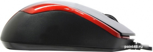 Купить Мышь A4 V-Track Padless N-400-2 оптическая проводная USB, черный и красный в Липецке фото 2