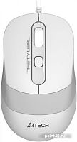 Купить Мышь A4 Fstyler FM10 белый/серый оптическая (1600dpi) USB (4but) в Липецке
