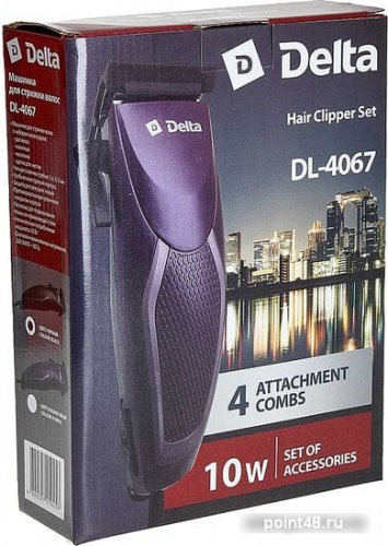 Купить Машинка для стрижки волос Delta DL-4067 (фиолетовый) в Липецке фото 3
