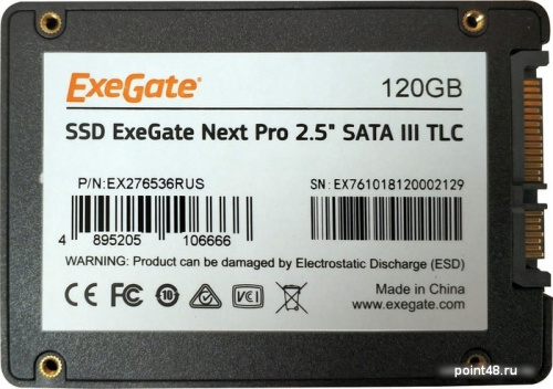 SSD ExeGate Next Pro 120GB EX276536RUS фото 2
