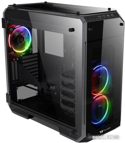 Корпус Thermaltake View 71 TG RGB черный без БП ATX 9x120mm 3x140mm 2xUSB2.0 2xUSB3.0 audio bott PSU