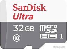 Купить Флеш карта microSDHC 32Gb Class10 Sandisk SDSQUNR-032G-GN3MN Ultra w/o adapter в Липецке