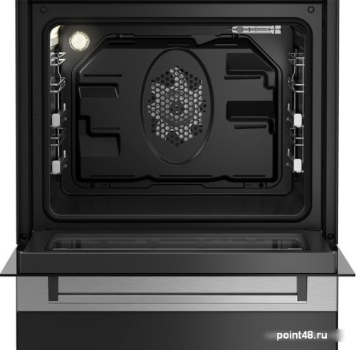 Плита Электрическая Beko FSM67320DXT серебристый стеклокерамика в Липецке фото 3