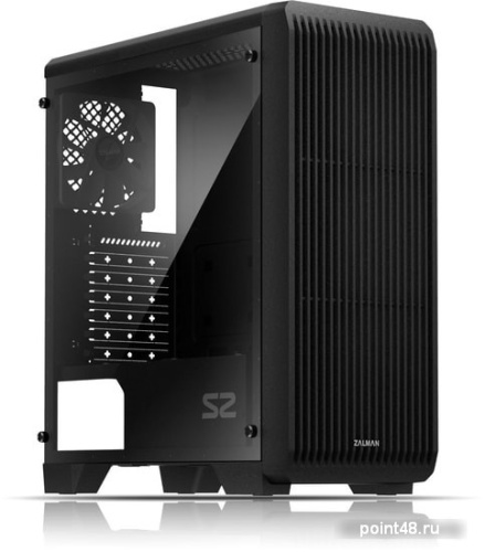 Корпус M iTower Zalman S2 black (ATX, mATX, Mini-ITX, USB2.0 x2, USB3.0x1, без БП) (S2) фото 2