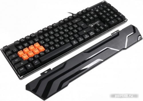 Купить Клавиатура A4 Bloody B3370R черный USB Multimedia for gamer LED (подставка для запястий) в Липецке фото 3