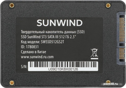 SSD SunWind ST3 SWSSD512GS2T 512GB фото 2