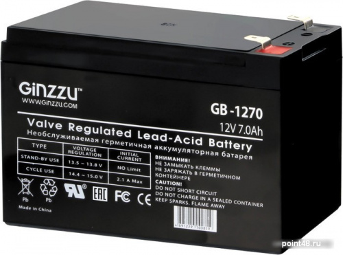 Купить Батарея для ИБП  GINZZU GB-1270 в Липецке