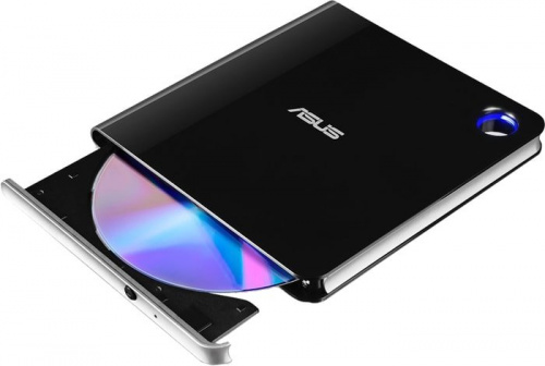 Привод Blu-Ray-RW Asus SBW-06D5H-U черный/серебристый USB3.0 slim ultra slim M-Disk Mac внешний RTL фото 2