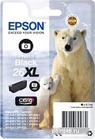 Купить Картридж струйный Epson T2631 C13T26314012 фото черный (8.7мл) для Epson XP-600/700/800 в Липецке