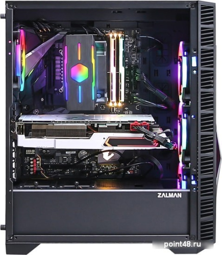 Корпус ATX ZALMAN Z3, M i-Tower, без БП, черный фото 3