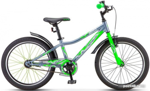 Купить Детский велосипед Stels Pilot 210 20 Z010 2021 (серый/салатовый) в Липецке на заказ