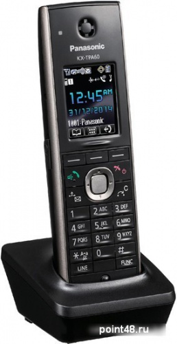 Купить Телефон IP Panasonic KX-TGP600RUB черный в Липецке фото 3