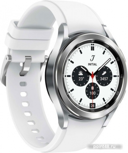 Смарт-часы Samsung Galaxy Watch 4 Classic 1.2 Super AMOLED серебристый (SM-R880NZSACIS) в Липецке фото 3