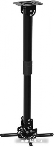 Купить Кронштейн для проектора Cactus CS-VM-PR16L-BK черный макс.13.6кг настенный и потолочный поворот и наклон в Липецке