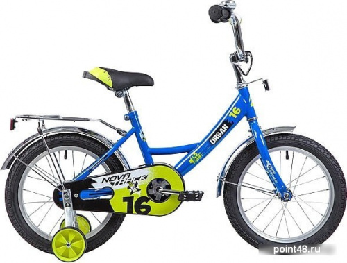 Купить Детский велосипед Novatrack Urban 16 (синий/желтый, 2019) в Липецке на заказ