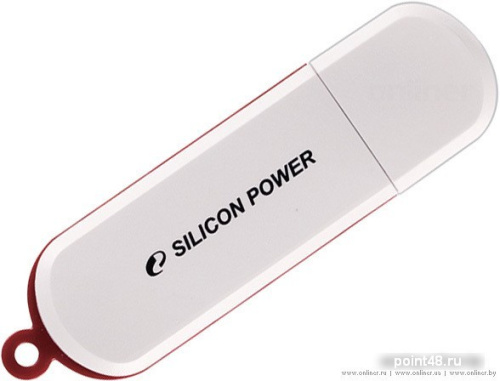 Купить Флеш Диск Silicon Power 16Gb LuxMini 320 SP016GBUF2320V1W USB2.0 белый в Липецке