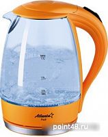 Купить Чайник ATLANTA ATH-2461 оранжевый стекло в Липецке