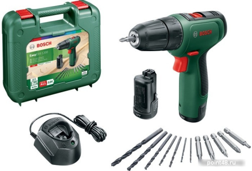 Купить Дрель-шуруповерт Bosch EasyDrill 1200 аккум. патрон:быстрозажимной (кейс в комплекте) (06039D3007) в Липецке