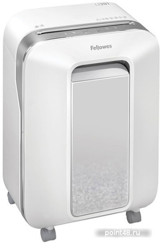 Купить Шредер Fellowes PowerShred LX201 белый (секр.P-5)/перекрестный/12лист./22лтр./скрепки/скобы/пл.карты в Липецке фото 2