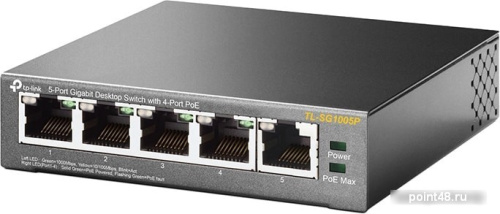 Купить Коммутатор TP-Link TL-SG1005P 5G 4PoE 56W неуправляемый в Липецке фото 3