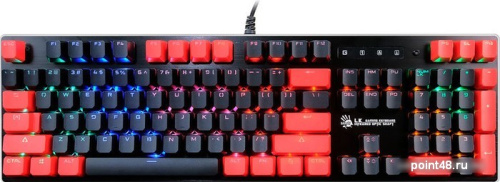 Купить Клавиатура A4Tech Bloody B820N механическая черный/красный USB for gamer LED в Липецке